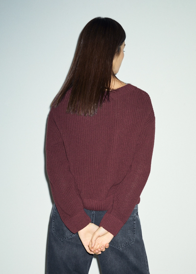 Вязаный кардиган на пуговицах