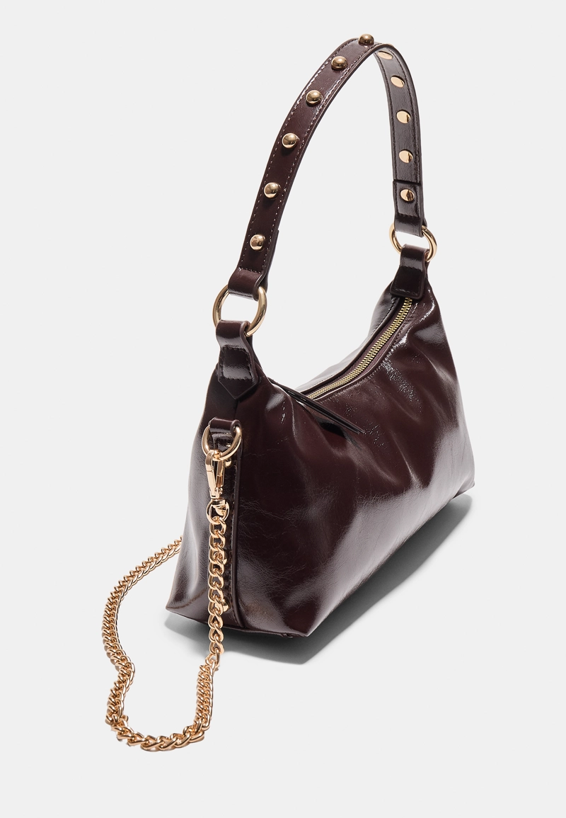 Сумка на плечо «Луна» с заклепками