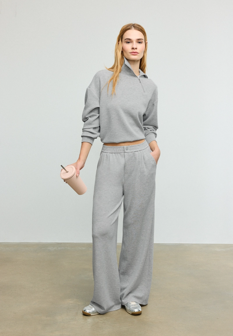 Мягкие брюки с защипами