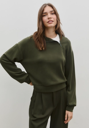 Толстовка с боковой молнией, мягкая на ощупь- Заказать в России