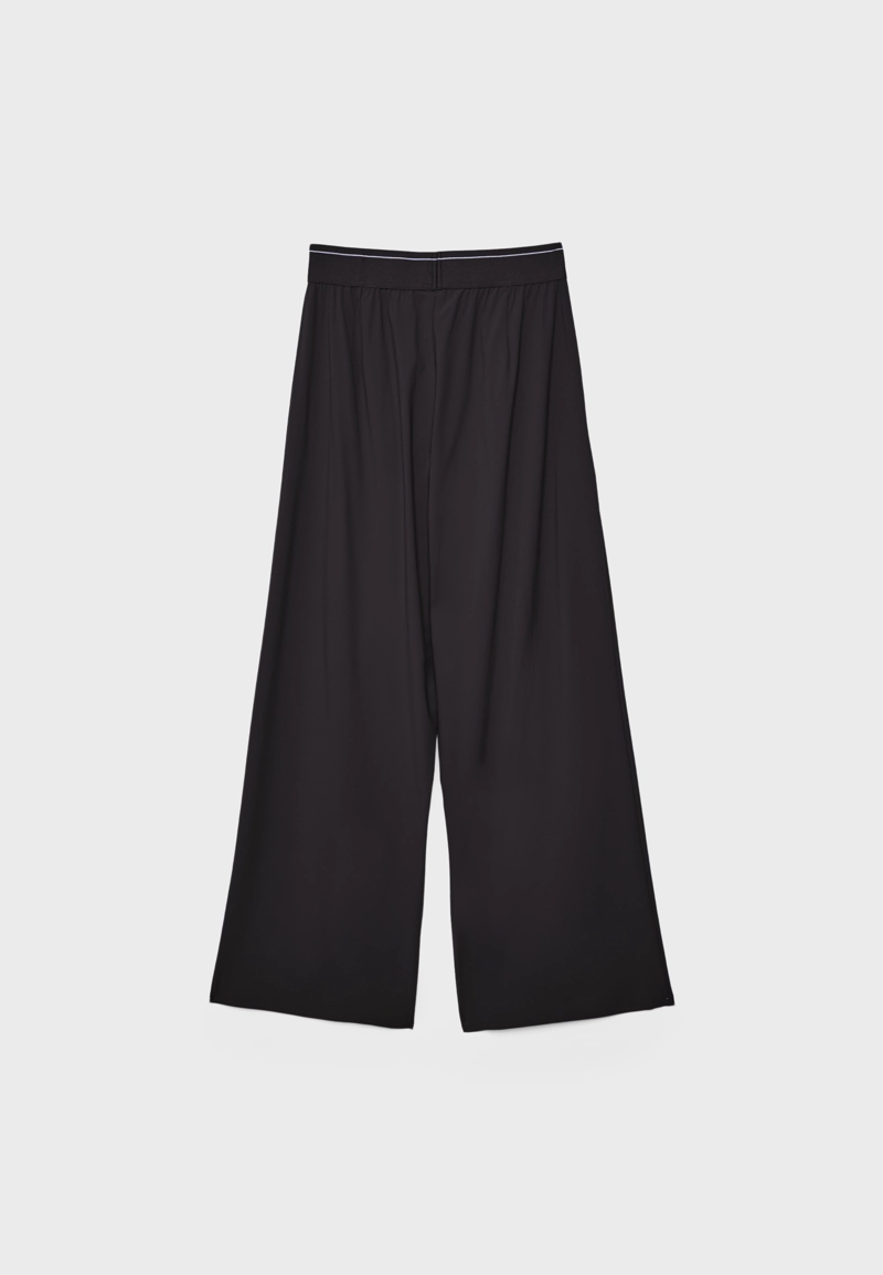 Джоггеры-палаццо с эластичным поясом