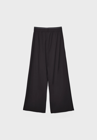 Джоггеры-палаццо с эластичным поясом- Заказать в России