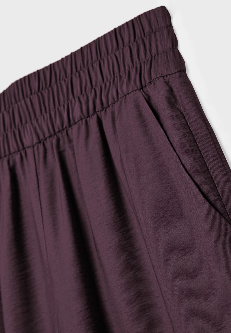 Брюки палаццо с широким поясом