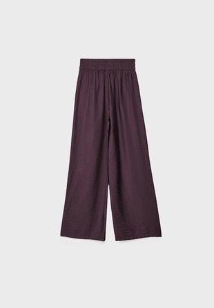 Брюки палаццо с широким поясом- Заказать в России