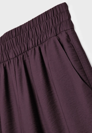 Брюки палаццо с широким поясом- Заказать в России