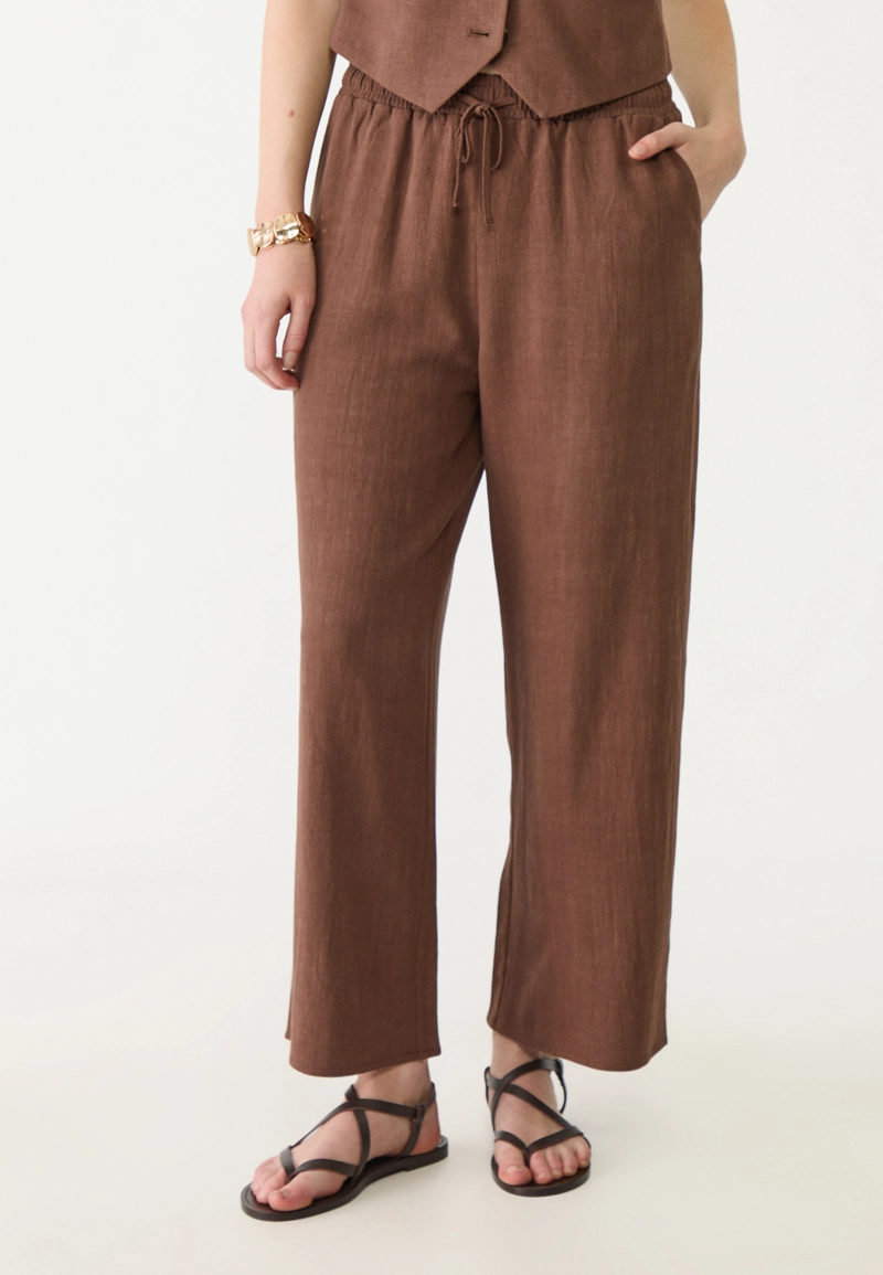 Брюки-кюлоты рустик