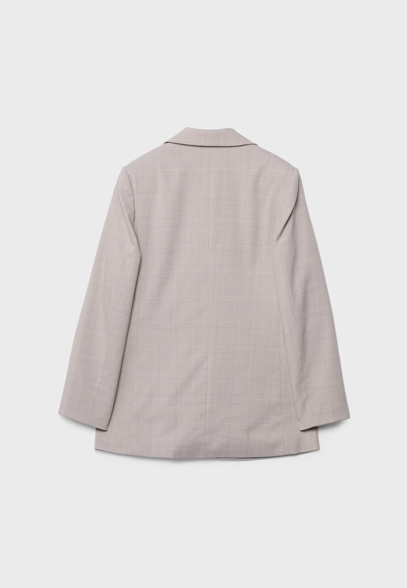 Пиджак свободного кроя в полоску