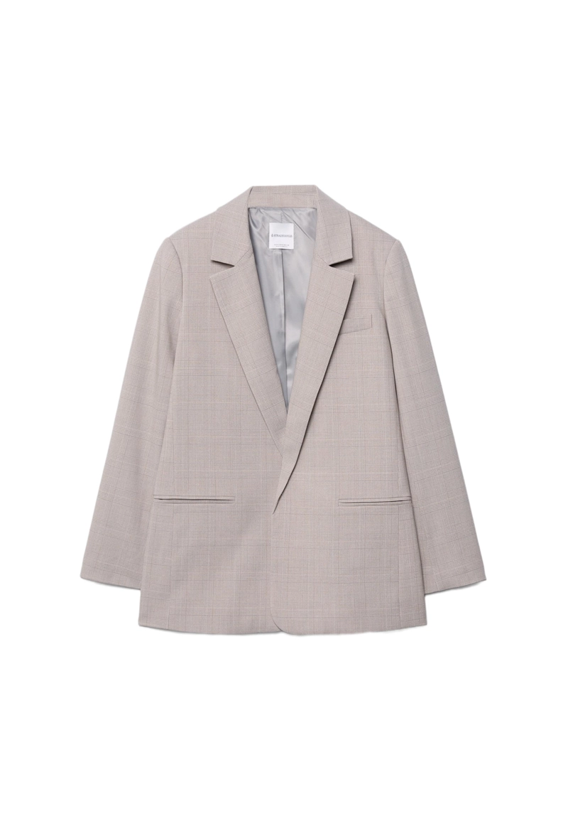 Пиджак свободного кроя в полоску