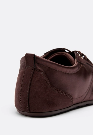 Атласные туфли на тонкой подошве- Заказать в России