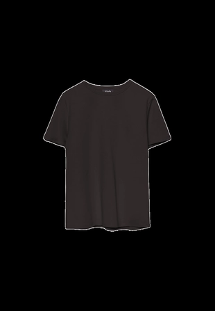 Базовая футболка regular из мягкой ткани- Заказать в России