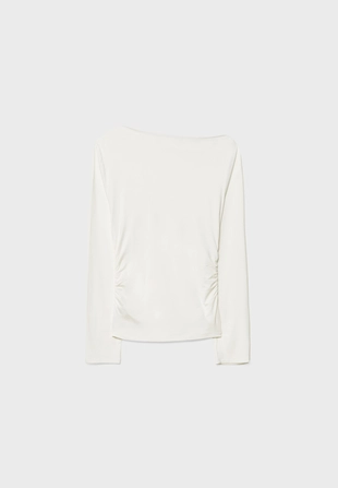 Футболка асимметричная с люверсами- Заказать в России