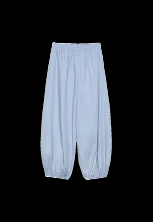 Объемные брюки из поплина- Заказать в России