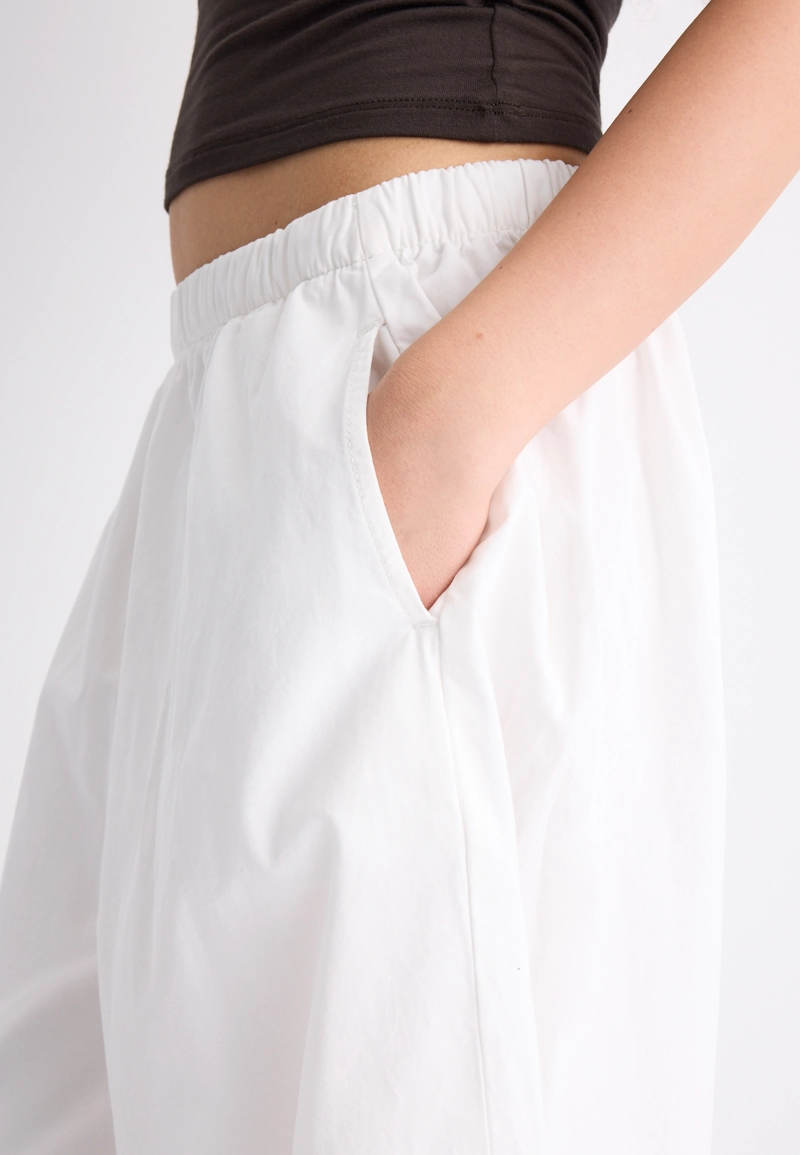 Брюки-блуммеры из поплина