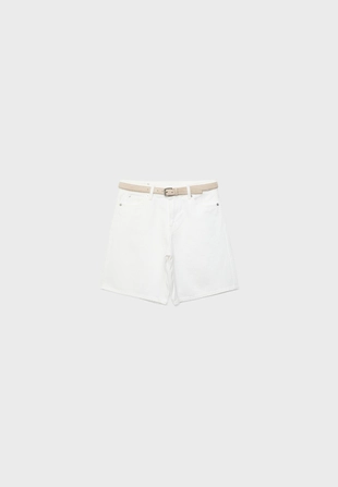 Джинсовые шорты с ремнем- Заказать в России