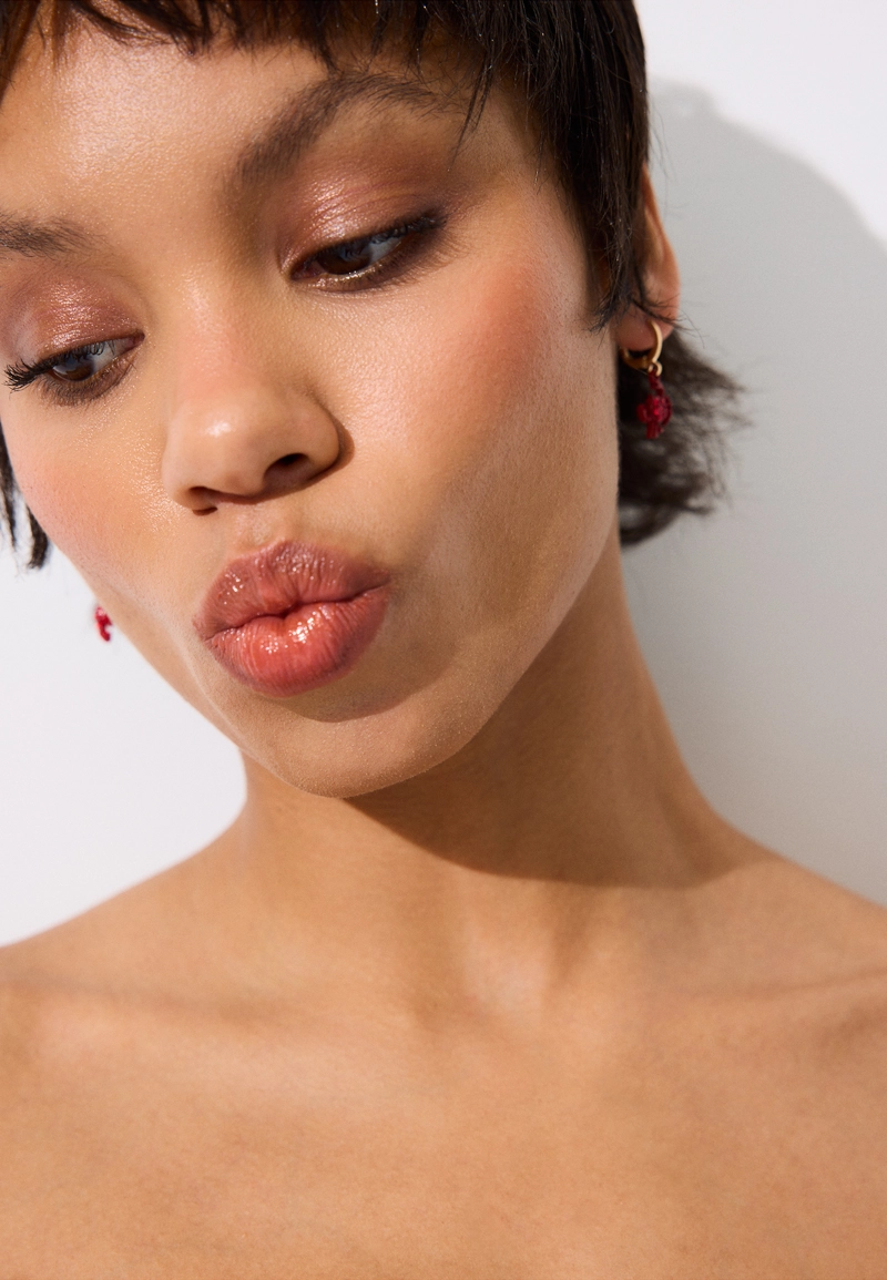 Набор из 9 серег «Краб» с блестящей отделкой