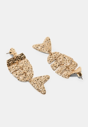 Серьги-рыбки- Заказать в России