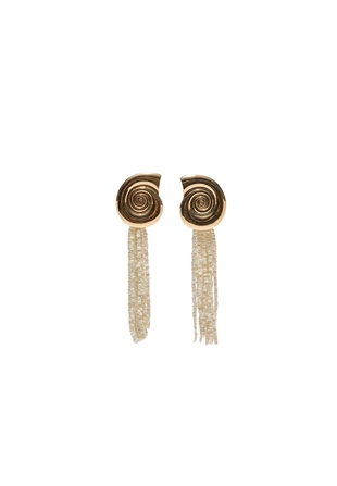 Серьги-ракушки каскадные- Заказать в России