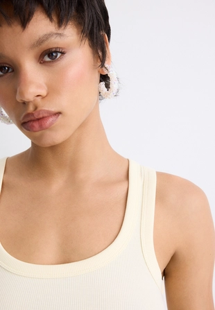 Серьги-кольца с бусинами- Заказать в России