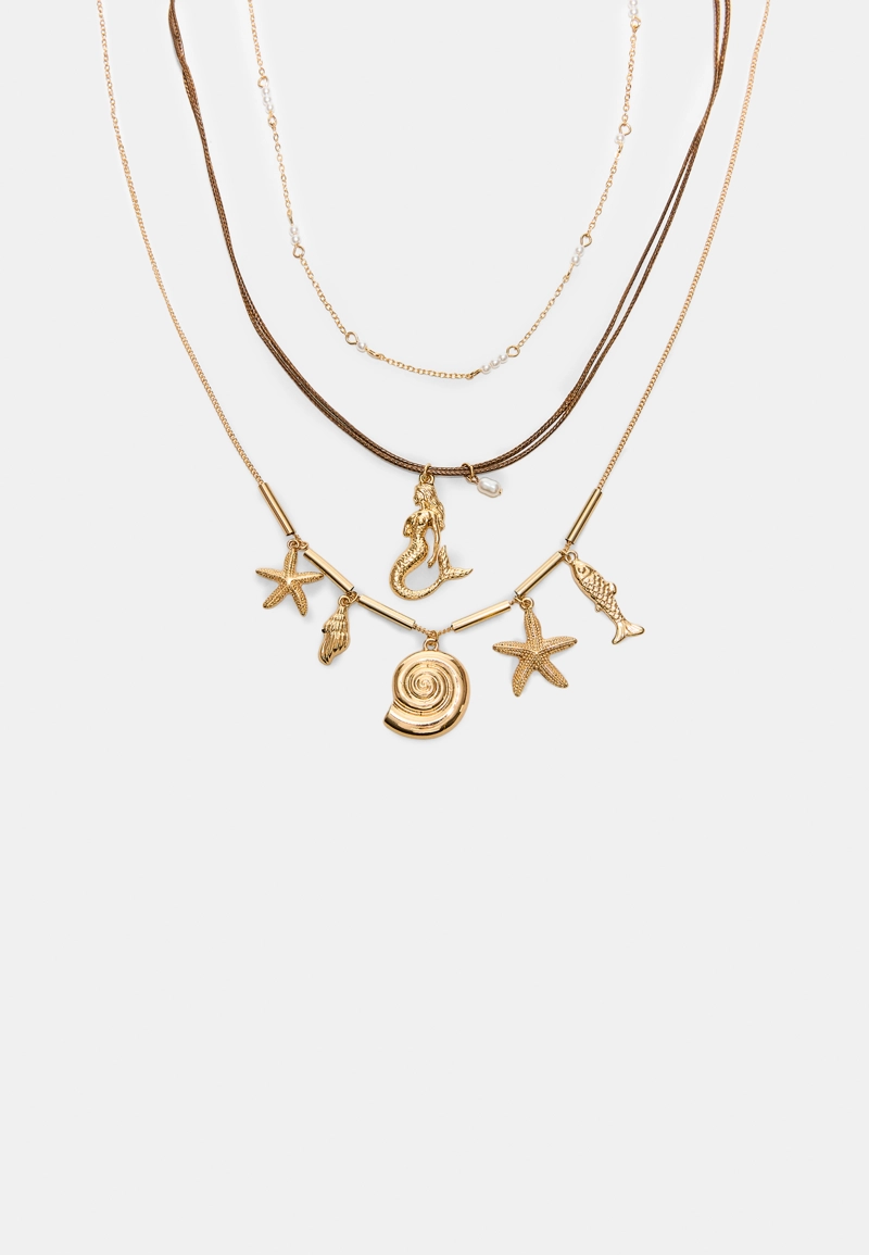 Набор из 3 колье с подвесками «Русалка»