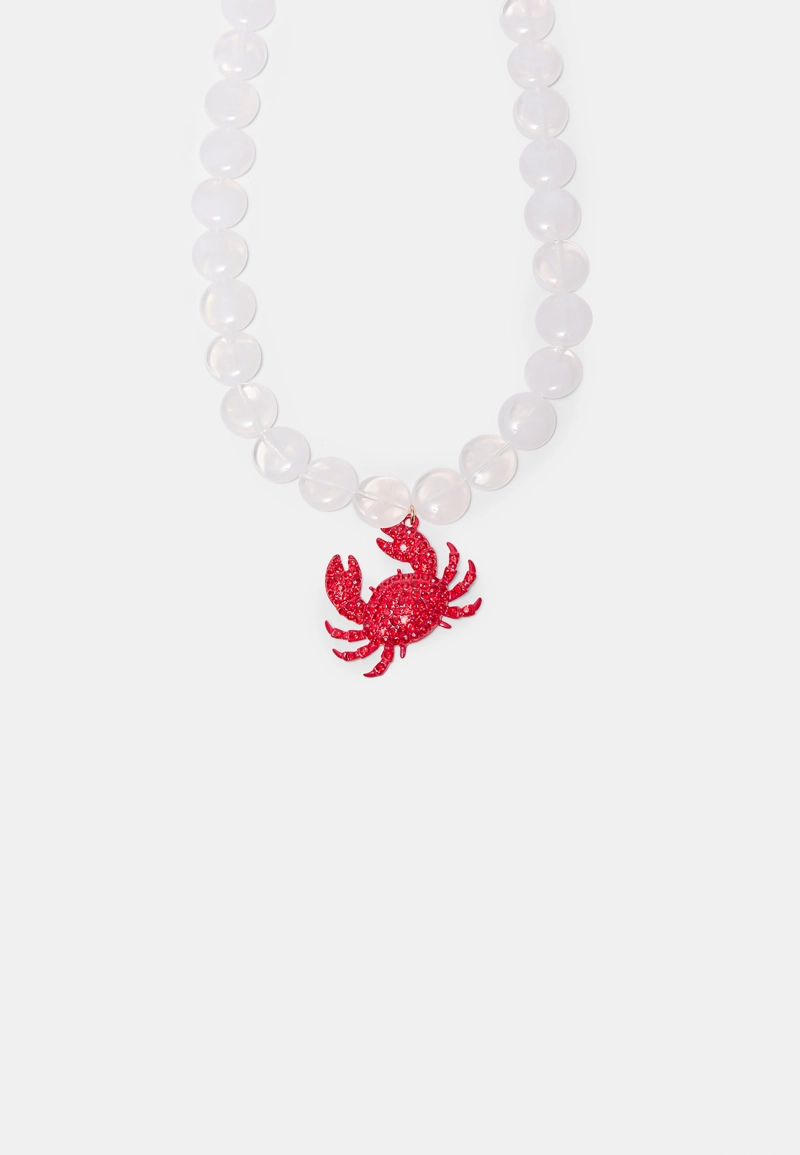 Ожерелье «Краб» с блестящей отделкой