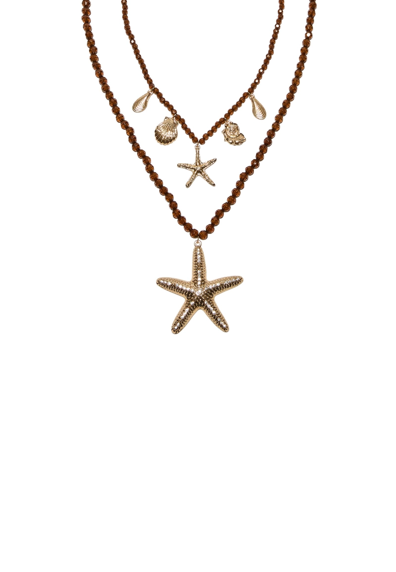 Набор из 2 ожерелий с подвесками «Морская звезда»