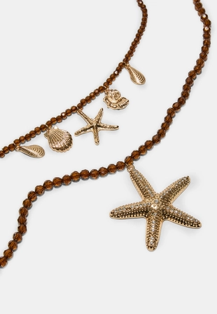 Набор из 2 ожерелий с подвесками «Морская звезда»- Заказать в России
