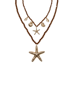 Набор из 2 ожерелий с подвесками «Морская звезда»- Заказать в России
