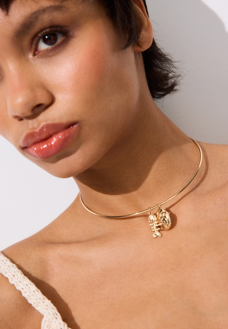 Набор из 3 колье с подвесками-ракушками