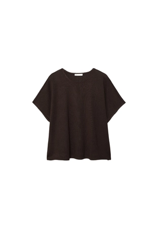 Футболка с эффектом накидки- Заказать в России