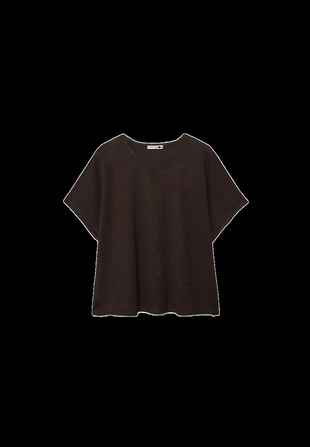 Футболка с эффектом накидки- Заказать в России