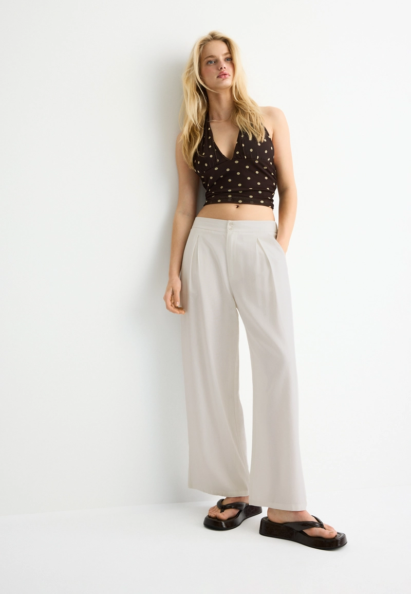 Брюки-кюлоты рустик