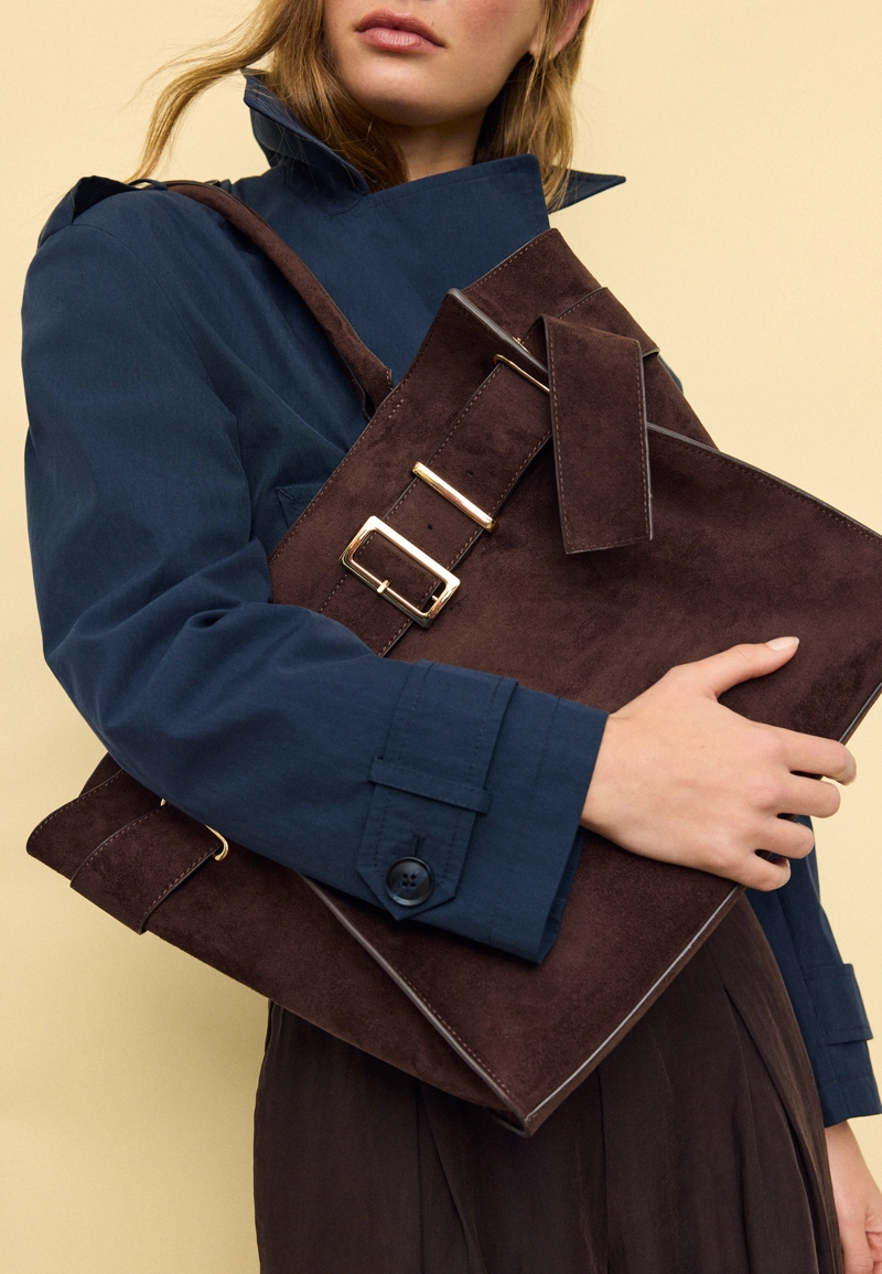 Сумка-шопер «Сити» с пряжкой