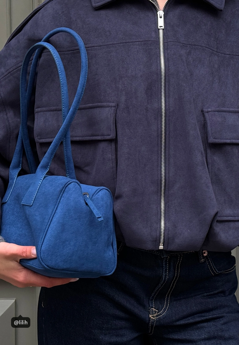 Куртка-баллон из искусственной замши