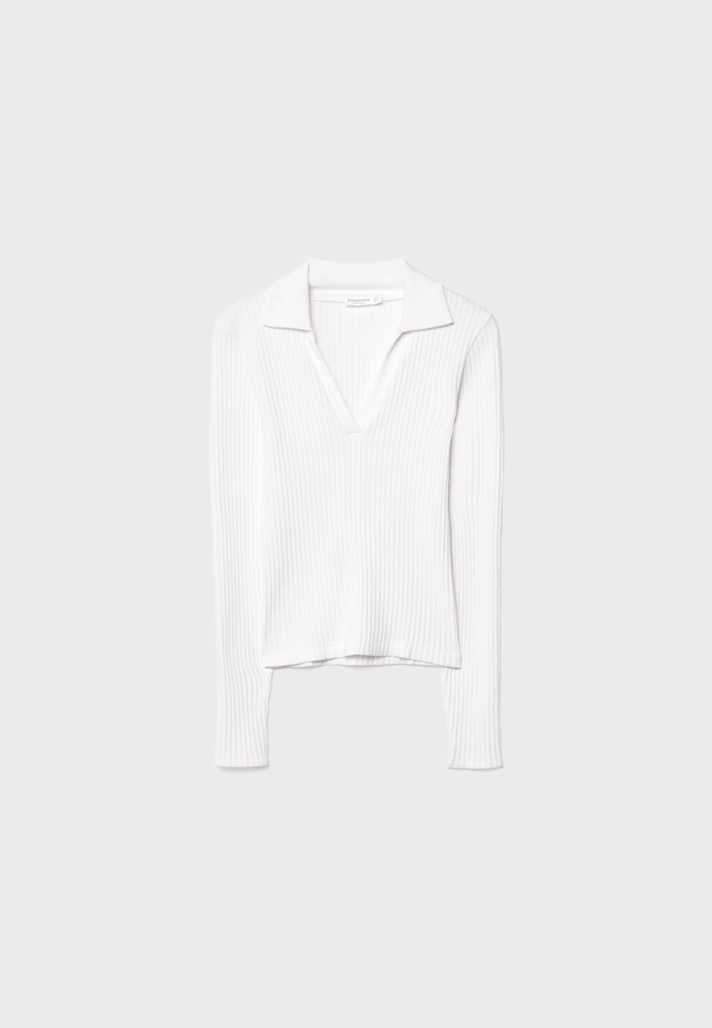 Бесшовная футболка-поло