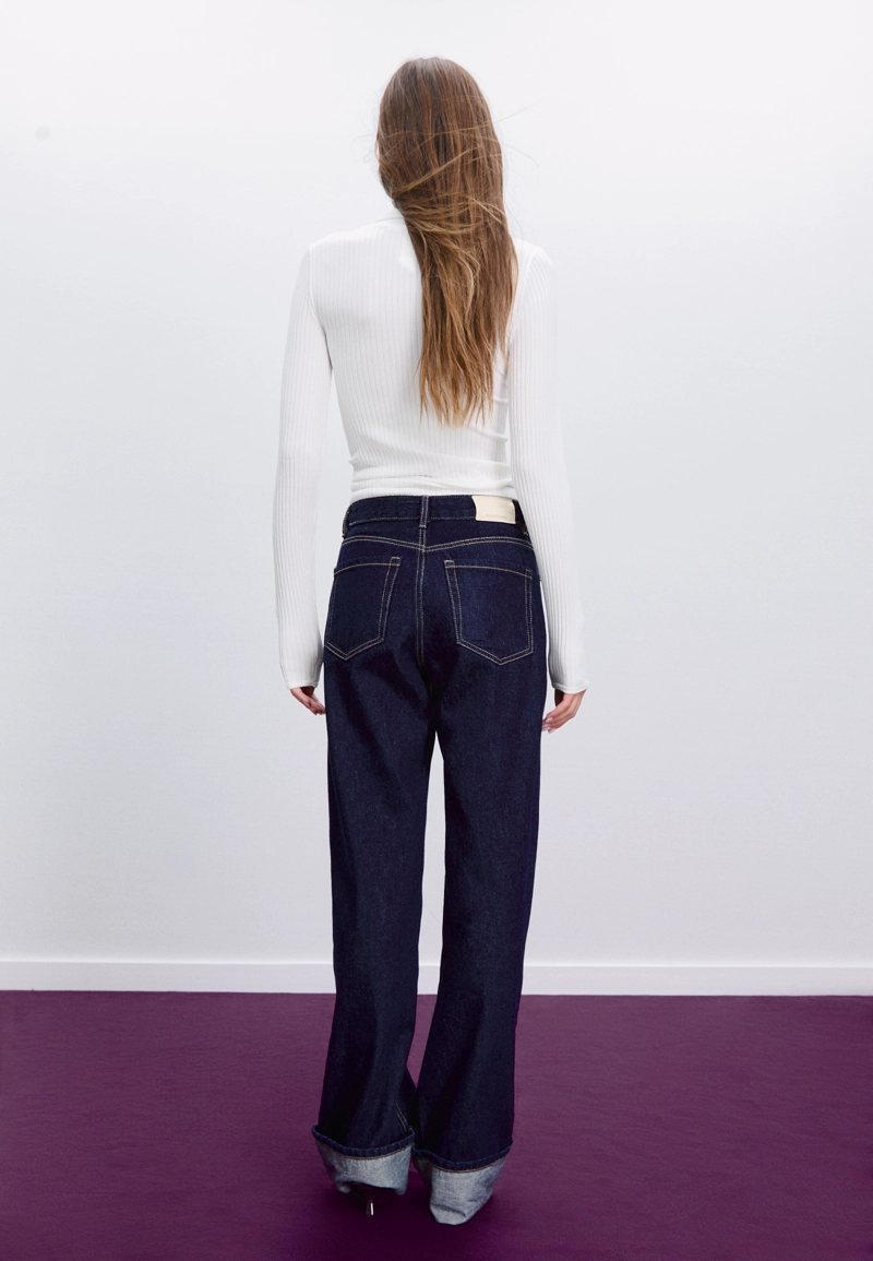 Бесшовная футболка-поло