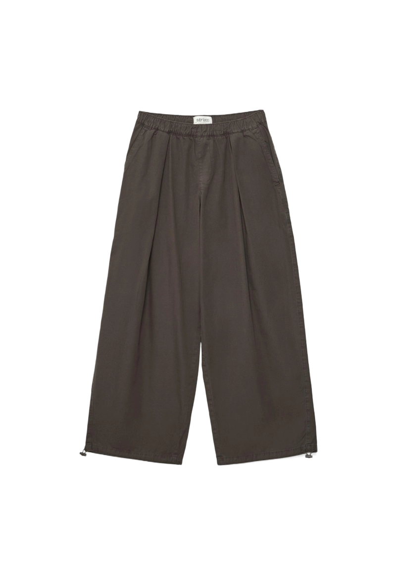 Брюки Barrel из поплина со стопперами