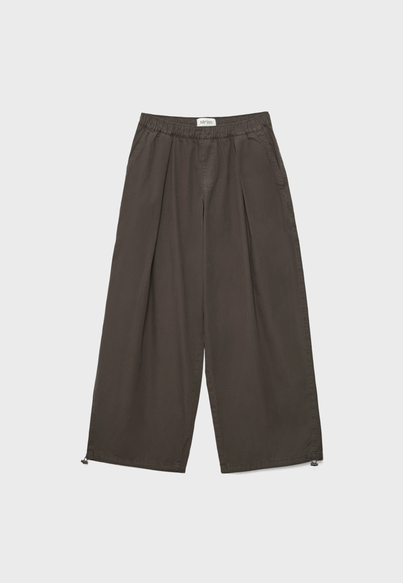 Брюки Barrel из поплина со стопперами