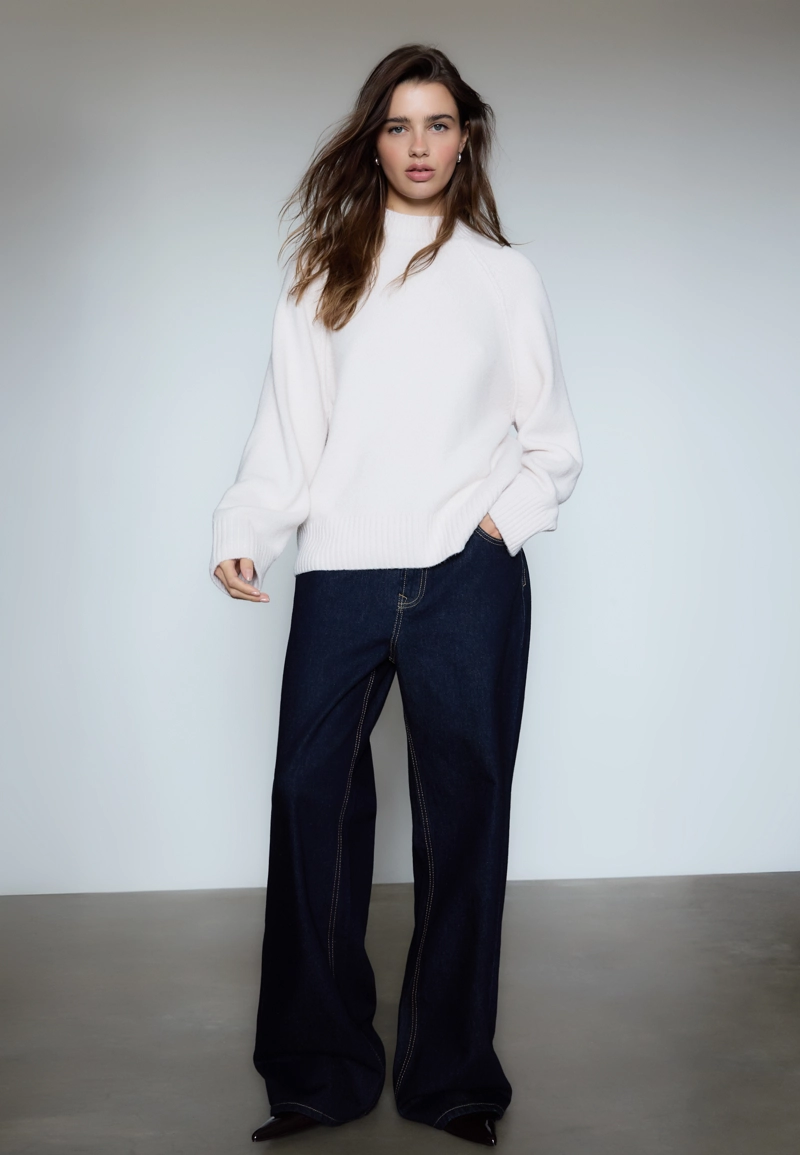 Базовый вязаный свитер