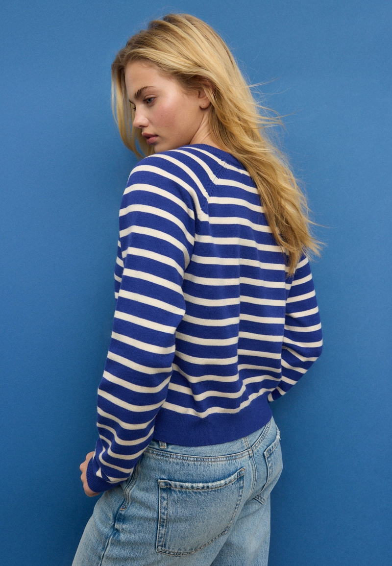 Трикотажный кардиган с пуговицами и рукавами реглан