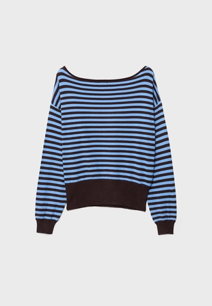 Асимметричный трикотажный свитер- Заказать в России