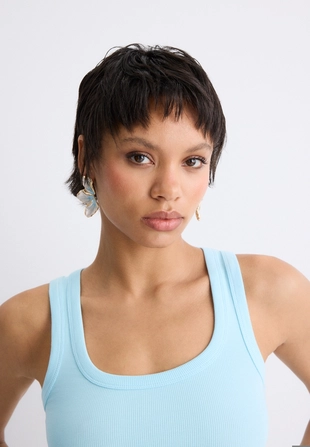 Серьги-вееры с эмалью- Заказать в России