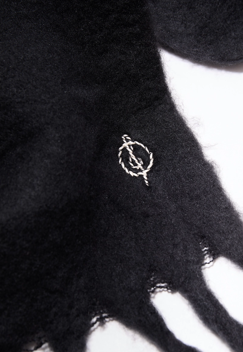 Однотонный базовый шарф