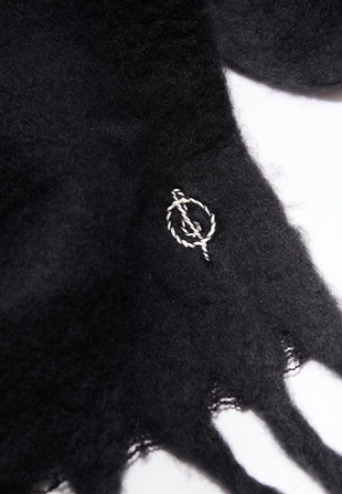 Однотонный базовый шарф- Заказать в России