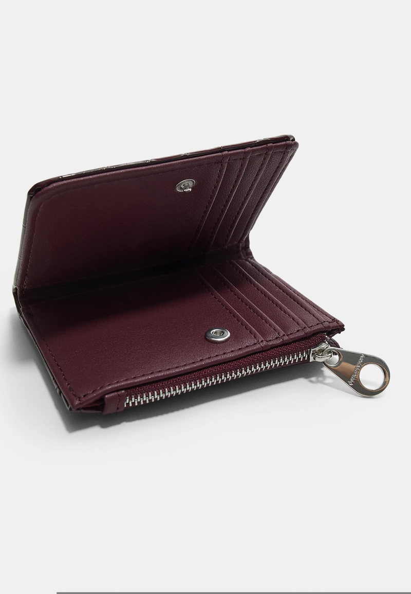 Кошелек для карт с тиснением под кокос