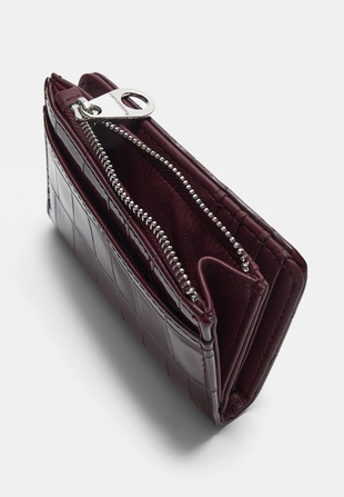 Кошелек для карт с тиснением под кокос- Заказать в России