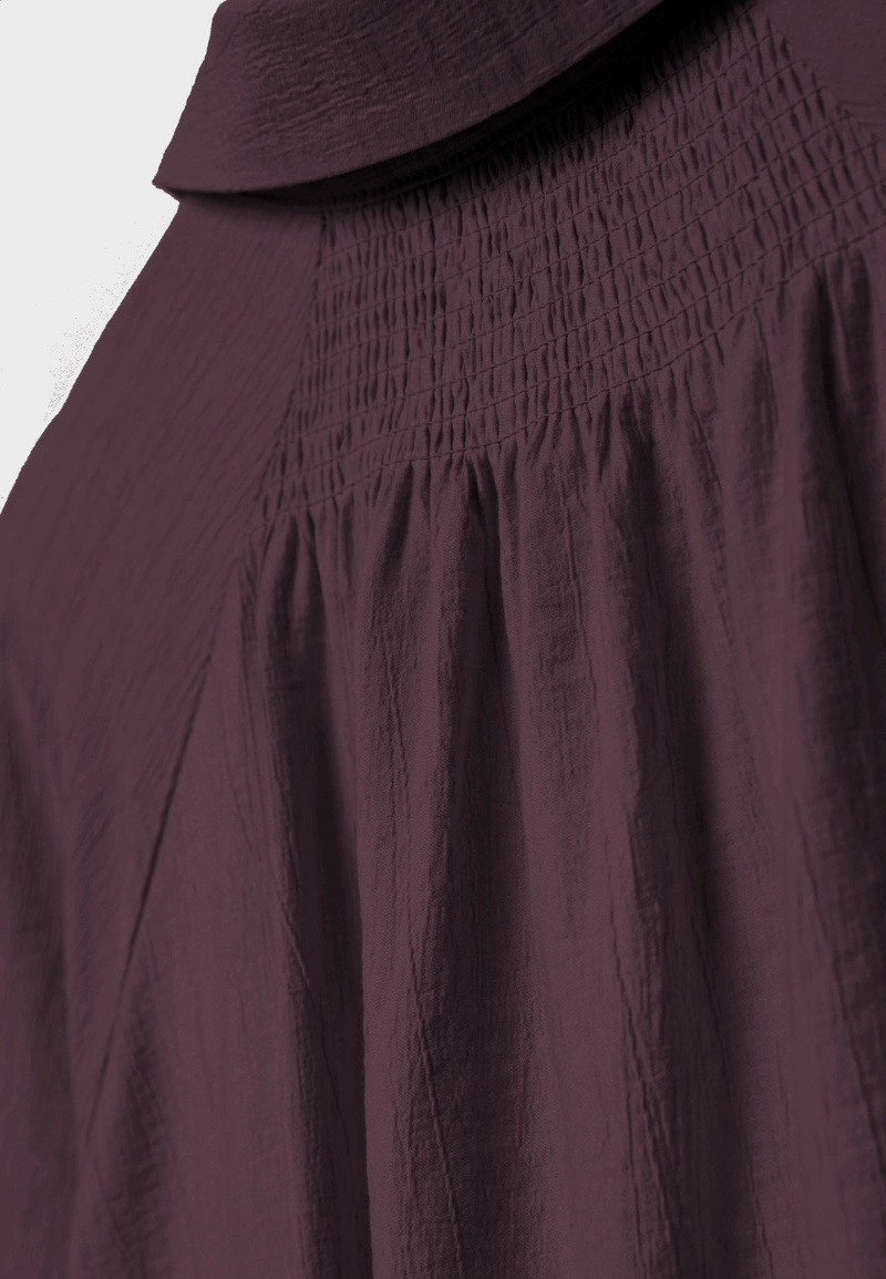 Рубашка свободного кроя на пуговицах