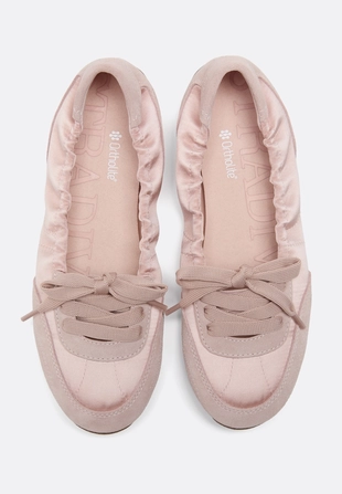 Спортивные балетки с кожаными деталями- Заказать в России