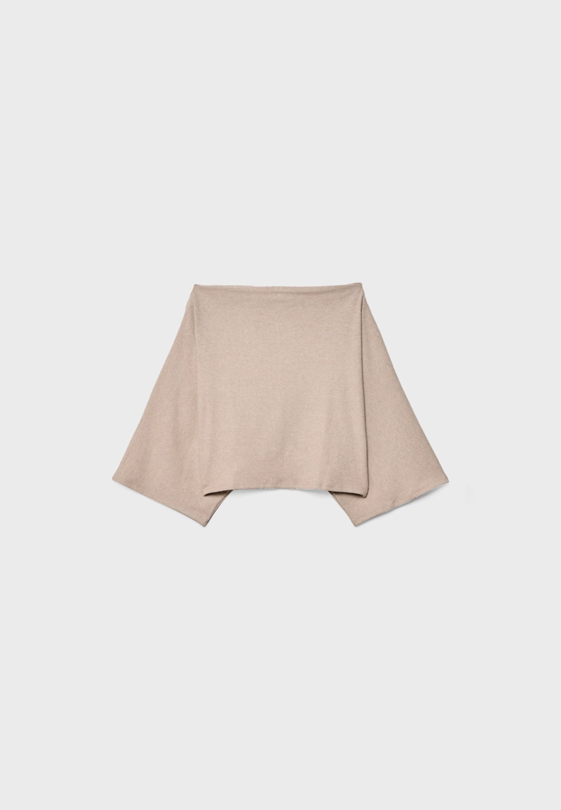 Накидка с вырезом-лодочкой