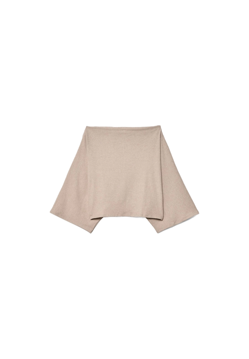 Накидка с вырезом-лодочкой