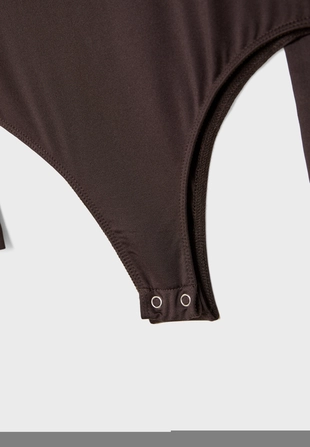 Боди из полиамида с квадратным вырезом- Заказать в России